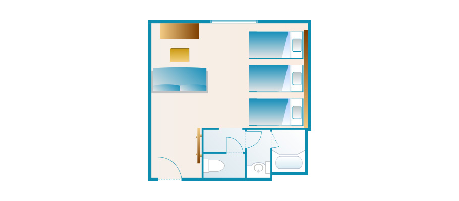 image of “Discover” Superior Roomのレイアウト2