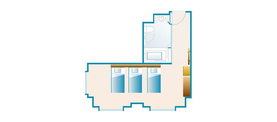 image of “Discover” Accessible Room (From September 1, 2026)のレイアウト2