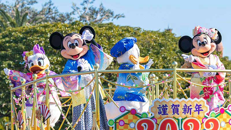 東京迪士尼度假區的新年活動