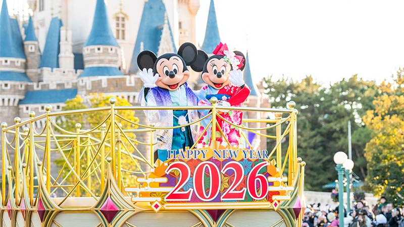 東京ディズニーリゾートのお正月のイメージ