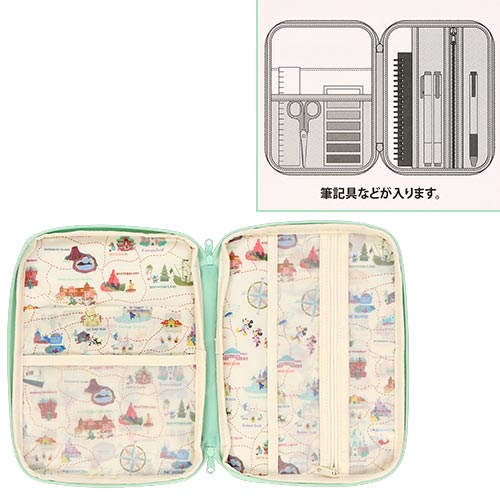 ペンケース　香港ディズニーランド限定　タグなし　新品未使用品　最新版 香港ディズニー☆ダッフィー&フレンズ パスポートケース (Disney