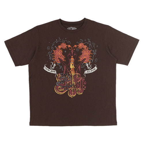 ルシファー　Tシャツ　東京ディズニーリゾート　新品タグ付き ディズニー ルシファーT シャツ ビッグシルエット ユニセックスワン