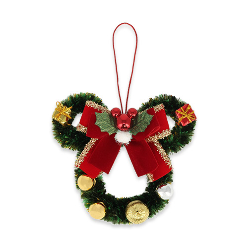 ディズニー ファイバー クリスマスリース ミッキーDISNEY RESORT 公式】リース｜おすすめグッズ | 東京ディズニーリゾート
