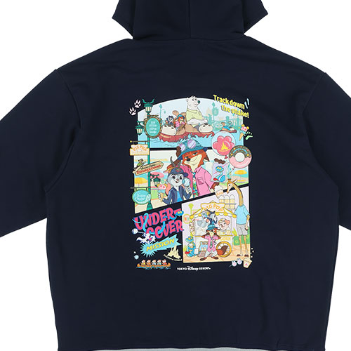 ⭐︎まい⭐︎東京ディズニーリゾート　キャラクターサインパーカー　フーディ 東京ディズニーリゾート キャラクターサインパーカー フーディ 新品未