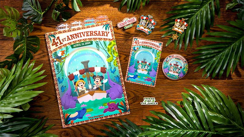 東京ディズニーランド開園41周年を記念したグッズのイメージ