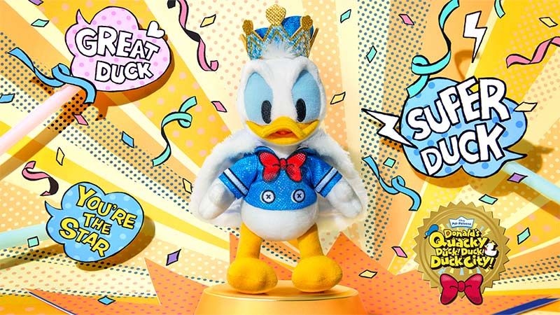 ディズニー・パルパルーザ“ドナルドのクワッキー・ダック！ダック！ダックシティ！”のグッズのイメージ
