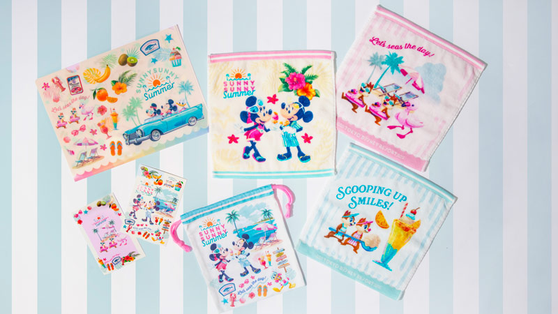 公式】SUNNY SUNNY Summer夏のバカンスを楽しんでいるミッキー