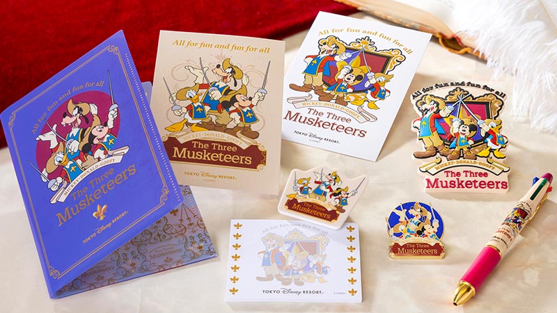 ディズニー映画『ミッキー、ドナルド、グーフィーの三銃士』をテーマにしたグッズが登場！のイメージ