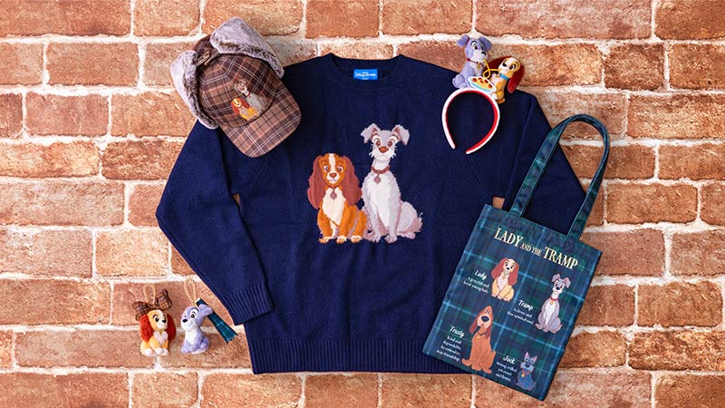 公式】ディズニー映画『わんわん物語』をテーマにしたグッズが登場