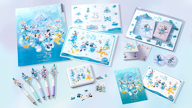 東京ディズニーシー25周年をお祝いするグッズのイメージ