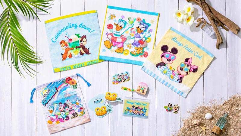 Hello Hello SUMMER!  ビーチで楽しむミッキーマウスと仲間たちがデザインされたグッズが登場のイメージ