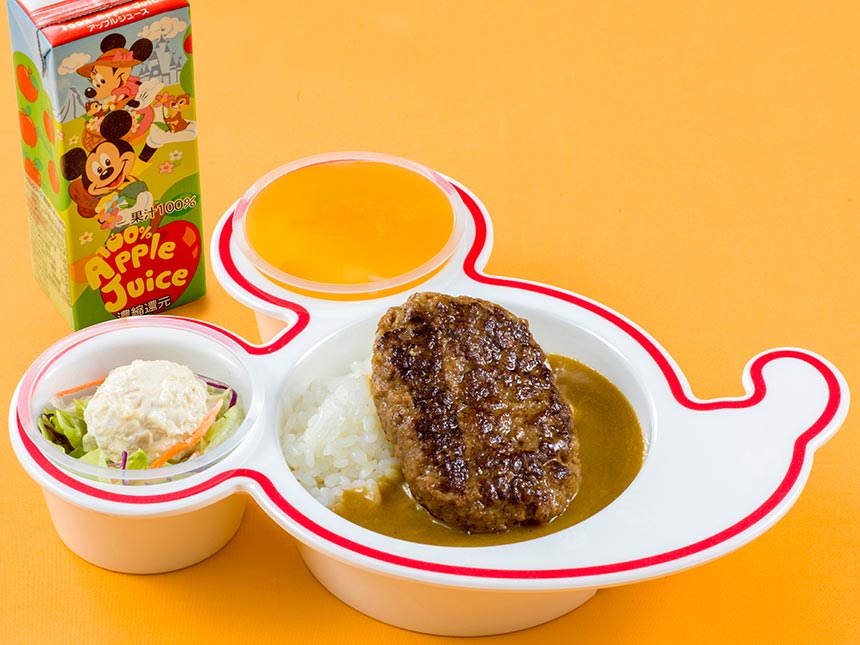 ディズニーランド限定♡ ふさわしい カレー屋さんのお子様プレート