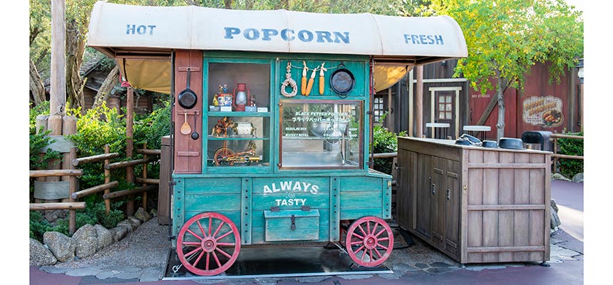 image of In front of Cowboy Cookhouse (Popcorn wagon)1