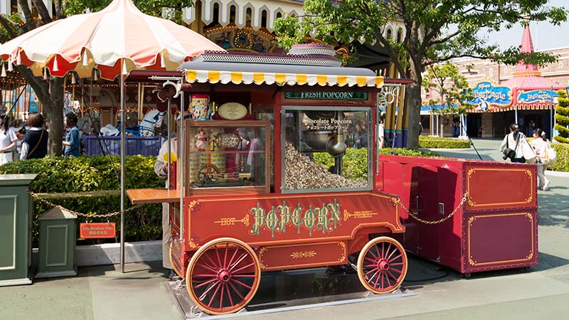 image of Next to Castle Carrousel (Popcorn wagon)