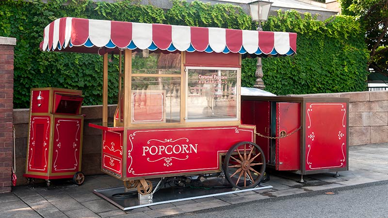 image of In front of Lido Isle (Popcorn wagon)