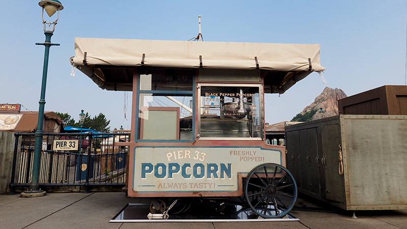 image of In front of Dockside Stage (Popcorn wagon)