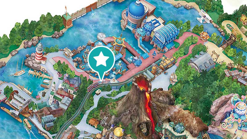 公式 アクアトピア横 ポップコーンワゴン 東京ディズニーシー 東京ディズニーリゾート