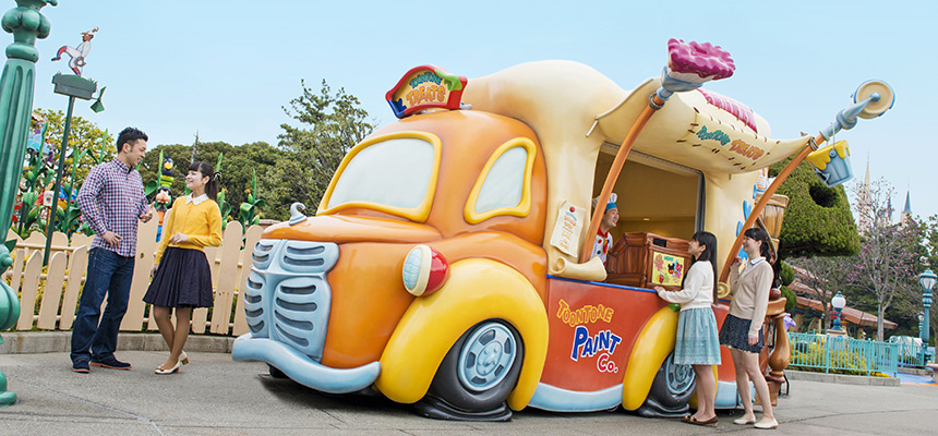 卡通漆彩点心车的图像1