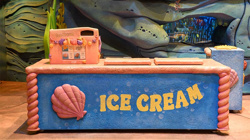 image of Ice cream wagon (In front of Ariel's Playground)
