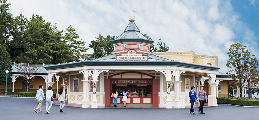 Official Carriage House Refreshments Tokyo Disneyland Tokyo Disney Resort