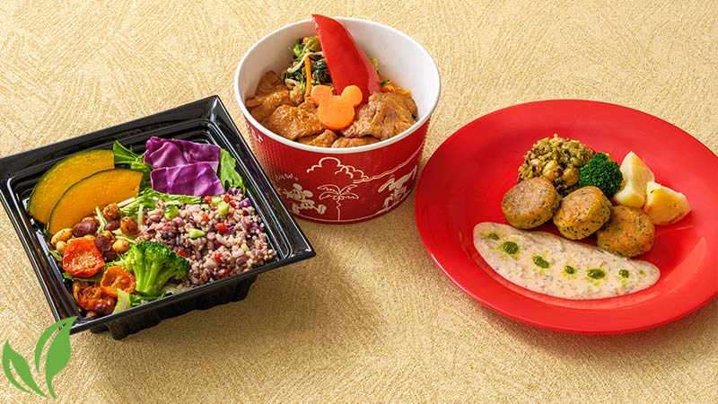 image of Plant-based menu items at the Parks