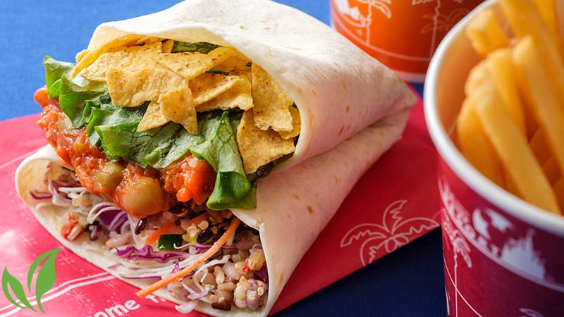 Plant-based menu items at the Parksのイメージ