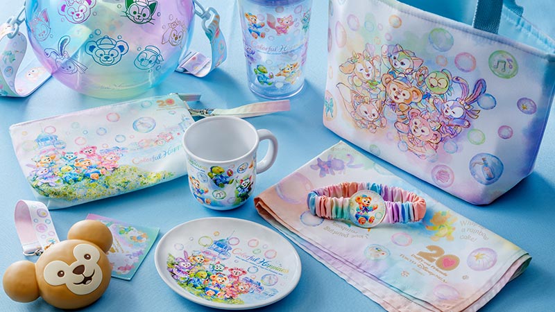 「ダッフィー＆フレンズ20周年：カラフルハピネス」フードスーベニアのイメージ