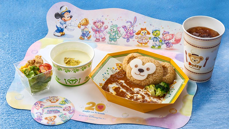 「 ダッフィー&フレンズのハートフェルト・レターズ・オブ・フレンドシップ」メニュー＆フードスーベニアのイメージ