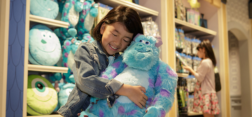 DISNEY STORE JAPAN SULLY MIKE WAZOWSKI MONSTERS INC PLUSH BACKPACK