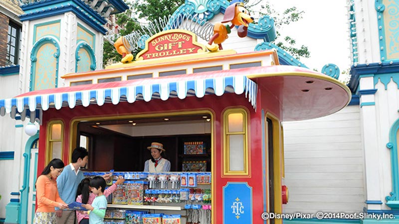 スリンキー・ドッグのギフトトロリーのイメージ