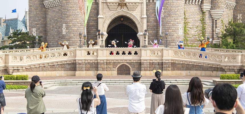 公式 ミッキー フレンズのキャッスルグリーティング 東京ディズニーランド 東京ディズニーリゾート