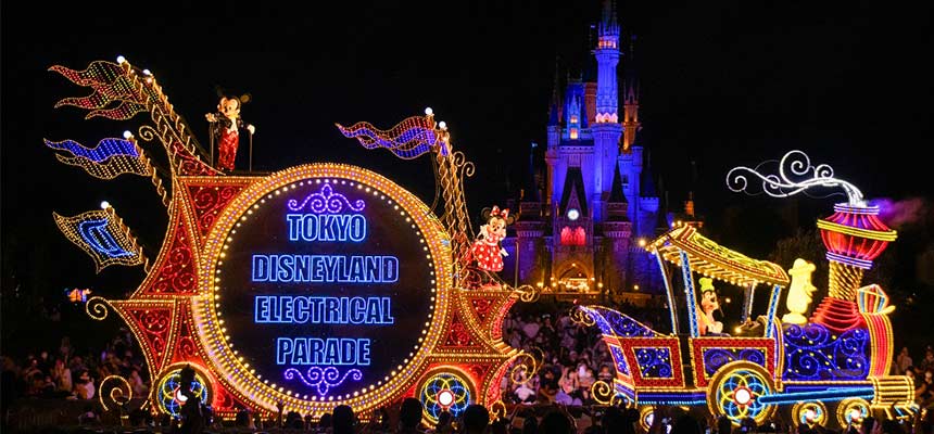 image of Nighttime Parade "Tokyo Disneyland Electrical Parade Dreamlights"1