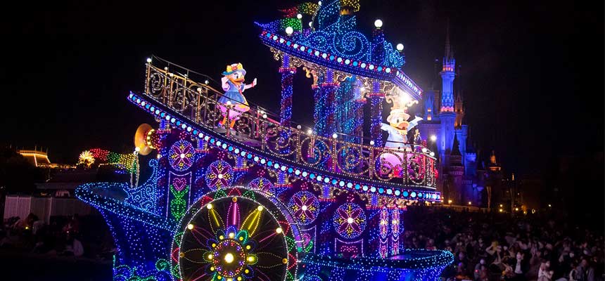 image of Nighttime Parade "Tokyo Disneyland Electrical Parade Dreamlights"2