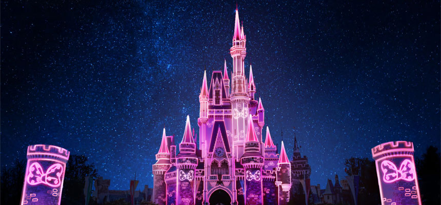 image of Nighttime Projection Program at Cinderella Castle (Minnie’s Funderland)1