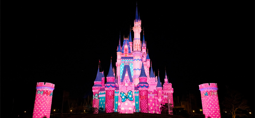 シンデレラ城の環境演出（ミニーのファンダーランド）のイメージ1