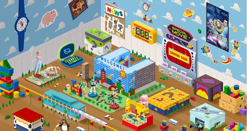 “東京ディズニーリゾート?トイ?ストーリーホテル スペシャルサイト『おもちゃの世界へGO！』”を公開しました。のイメージ