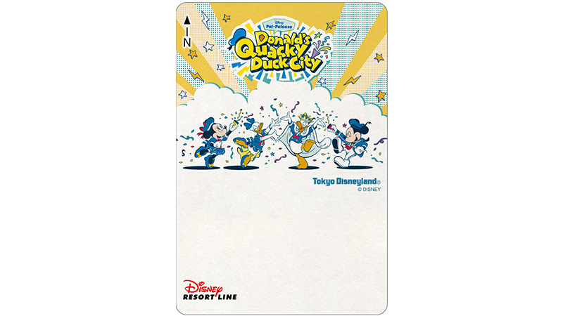「ディズニー・パルパルーザ“ドナルドのクワッキー・ダックシティ”」デザインのフリーきっぷを2024年6月9日（日）から7日間限定で販売いたします。のイメージ