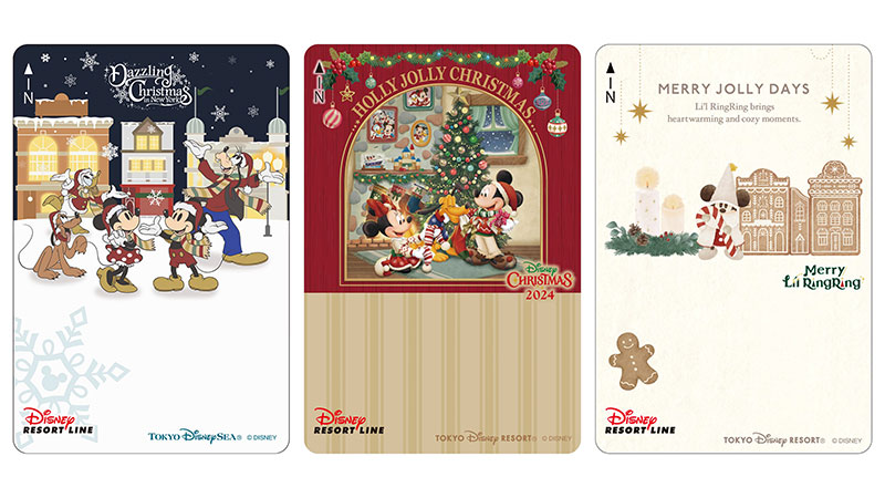 「ディズニー・クリスマス」デザインのフリーきっぷを2024年11月8日（金）から販売いたします。のイメージ