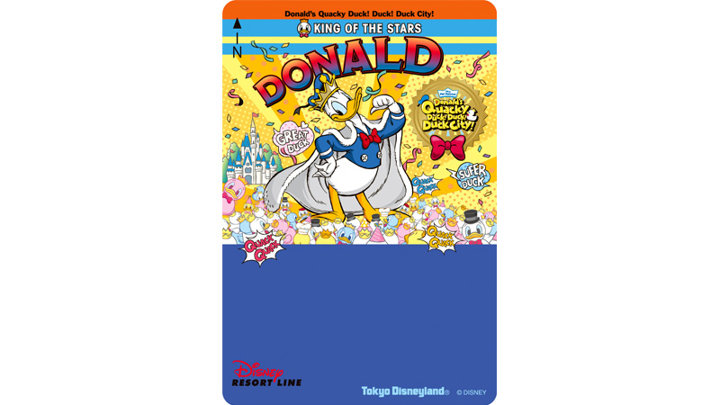 ディズニーリゾート リゾートライン 切符 ドナルド ドナルドの誕生日に合わせた新デザイン！ディズニーリゾート