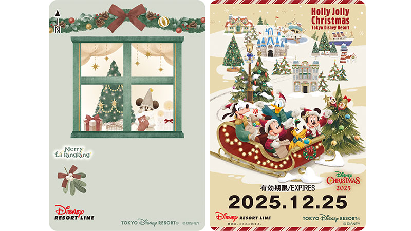 「ディズニー・クリスマス」デザインのフリーきっぷを2025年11月10日（月）から販売いたします。のイメージ
