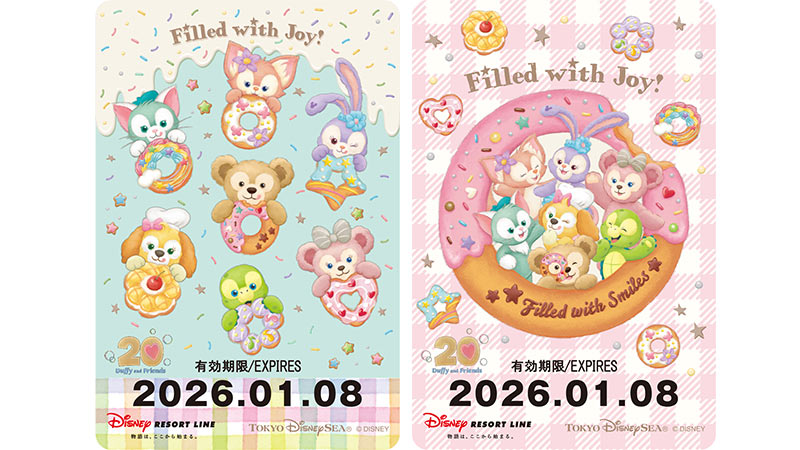 「ダッフィー＆フレンズのフィルド・ウィズ・ジョイ！」デザインのフリーきっぷを2026年1月8日（木）から販売いたします。のイメージ