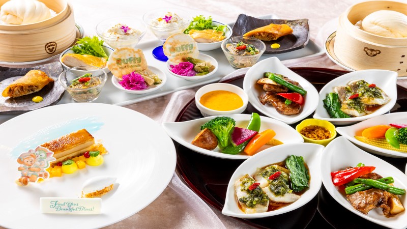 東京ディズニーシー・ホテルミラコスタ「“ダッフィー＆フレンズのファインド・ユア・ビューティフル・ブルー！”スペシャルメニュー」を公開しました。のイメージ