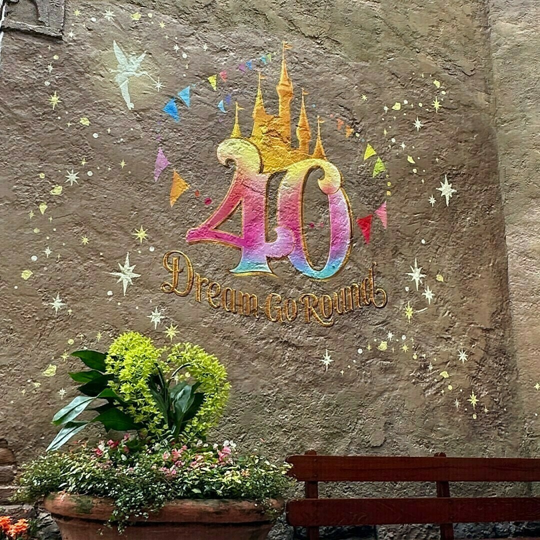 ⁡
東京ディズニーシーにハートに見立てた #ラン が登場
⁡
見つけた方は、40周年デザインの壁画といっしょに撮影して、 #東京ディズニーリゾート40周年...のイメージ